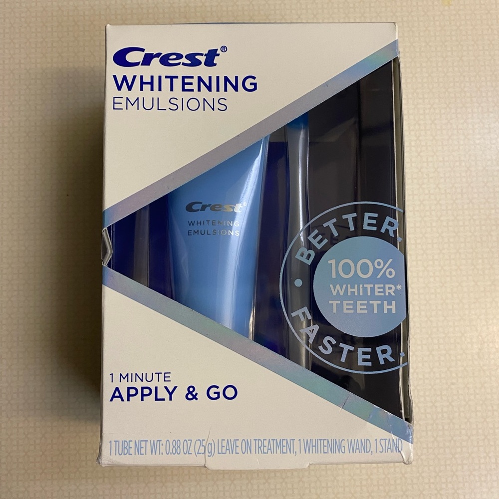 Crest Whitening Emulsions, NWT